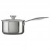 Le Creuset Stainless Steel Saucier Pan with Lid LEC3236
